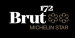 Brut logo with '172' and Michelin Star on a black background